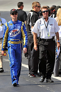 Tom Roberts and Kurt Busch